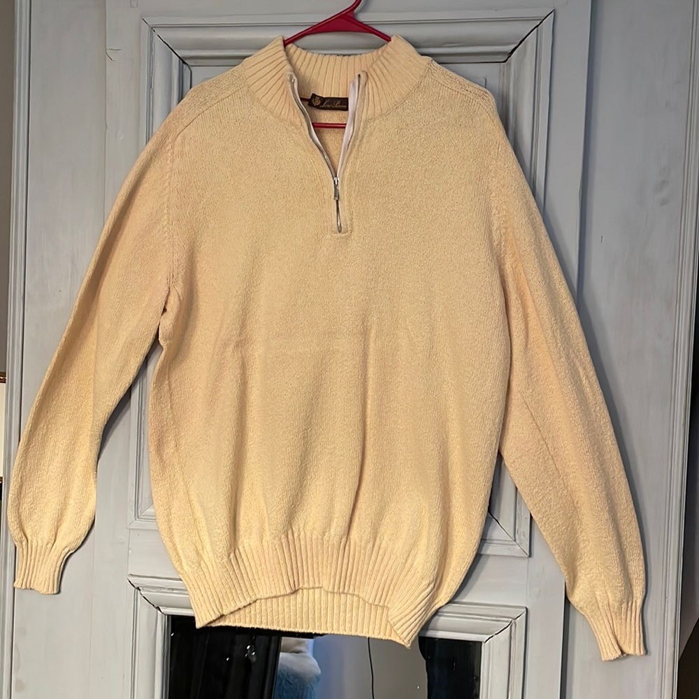 Loro Piana half zip sweater